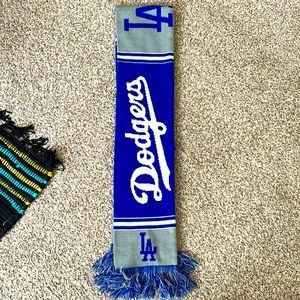 LA Dodgers Knit Scarf Double Sided
